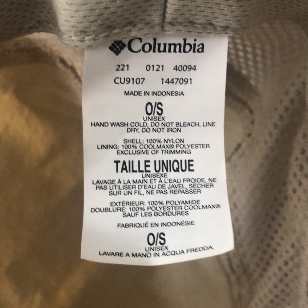 Cream Columbia hat - Picture 5 of 7
